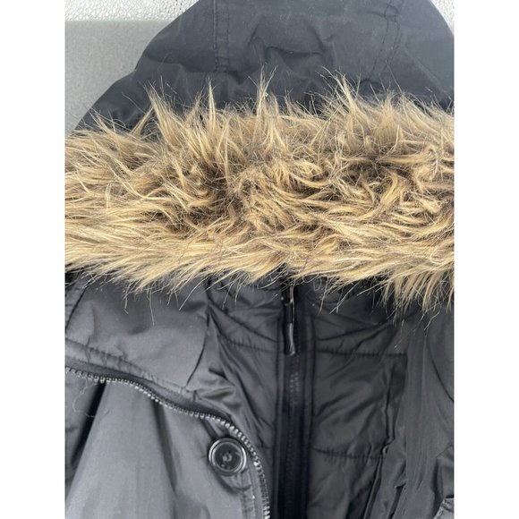 Snozu Snow Jacket Boys Youth Small Winter Coat Fur Trim Heavy Hooded Outdoor - Picture 9 of 13